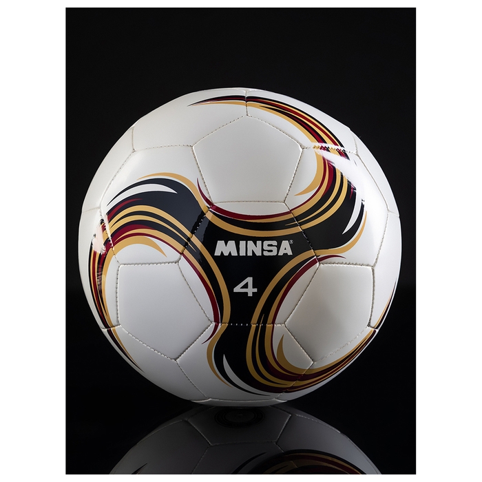 Футбольный мяч MINSA Futsal, машинная сшивка, 32 панели, р. 4, PU Футбольный мяч MINSA Futsal, машинная сшивка, 32 панели, р. 4, PU