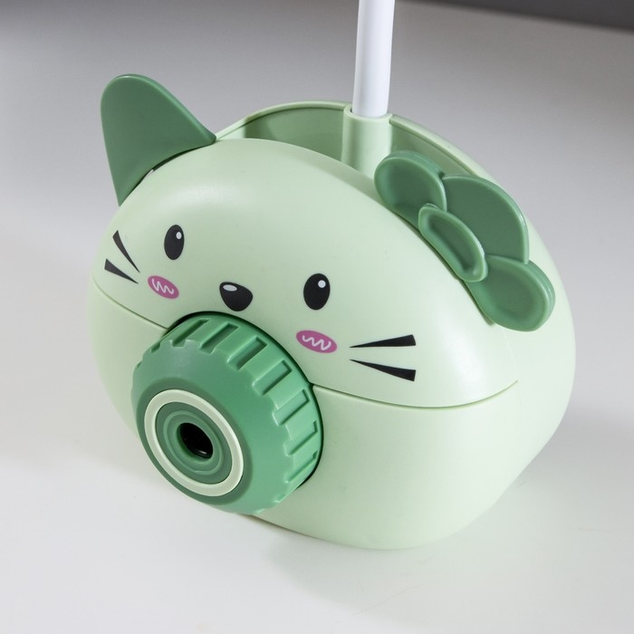 Лампа настольная "Дели" LED 2 режима 2Вт USB зеленый 11,7х7х12 см RISALUX