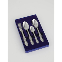 Набор столовых приборов &laquo;Тройка&raquo;, 18 предметов, картонная коробка, цвет серебряный