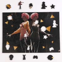 Пазл деревянный фигурный «Близнецы», 140 элементов Пазл деревянный фигурный «Близнецы», 140 элементов