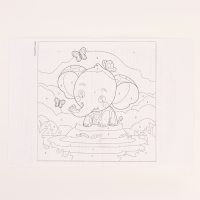 Картина по номерам «Слоник», 20 × 20, на холсте, с подрамником Картина по номерам «Слоник», 20 × 20, на холсте, с подрамником