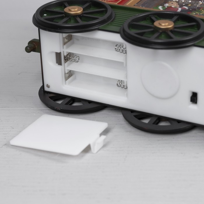 Светодиодная фигура &laquo;Поезд&raquo; 48 &times; 20 &times; 9.5 см, пластик, батарейки ААх3 (не в комплекте), USB, свечение тёплое белое