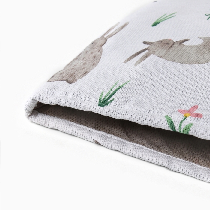 Грелка на чайник Доляна Fluffy bunnies 28х28см, 100% хл, 164г/м2