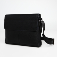 Сумка мужская деловая TEXTURA, 2 наружных кармана, цвет чёрный Сумка мужская деловая TEXTURA, 2 наружных кармана, цвет чёрный