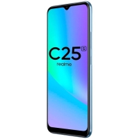 Смартфон Realme C25S, 6.5", LCD, 2 sim, 4 Гб, 128 Гб, 48 Мп, 8 Мп, 6000 мАч, NFC, синий Смартфон Realme C25S, 6.5", LCD, 2 sim, 4 Гб, 128 Гб, 48 Мп, 8 Мп, 6000 мАч, NFC, синий