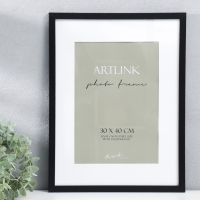 Фоторамка МДФ "Ellis" 30x40см, с паспарту, чёрный Фоторамка МДФ "Ellis" 30x40см, с паспарту, чёрный