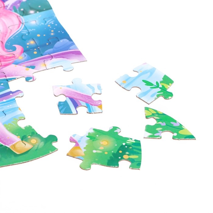 Набор с фигурными пазлами 4 в 1 &laquo;Мир волшебства&raquo;, от 83 до 108 деталей