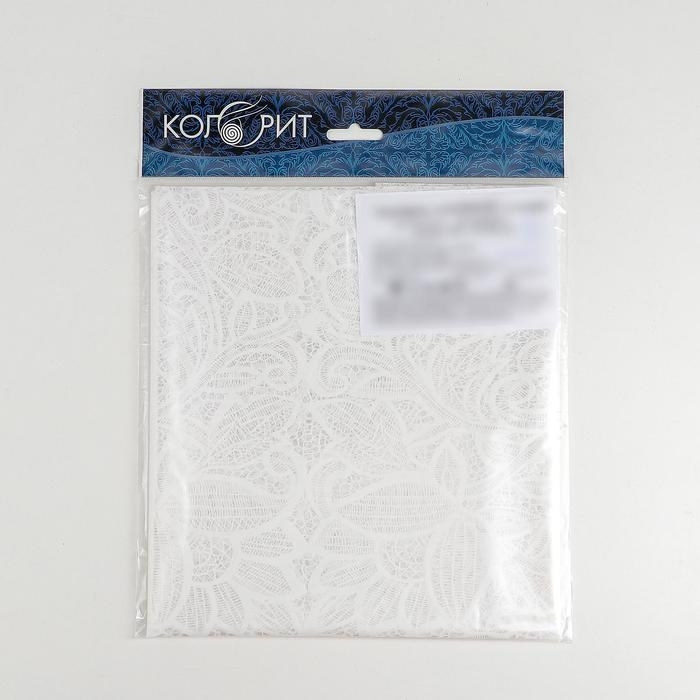 Скатерть без основы многоразовая &laquo;Ажур&raquo;, 110&times;120 см, цвет прозрачный