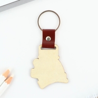 Брелок для ключей деревянный «Сильному духом», 7 х 5,3 см Брелок для ключей деревянный «Сильному духом», 7 х 5,3 см