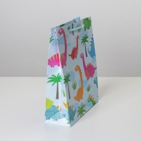 Пакет подарочный ламинированный, упаковка, &laquo;Поздравляю&raquo;, ML 21 х 25 х 8 см