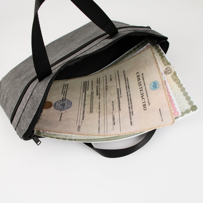 Папка для документов с ручками на молнии А4 «Документы», 36 х 29,5 см. Папка для документов с ручками на молнии А4 «Документы», 36 х 29,5 см.