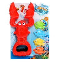 Хваталка-манипулятор &laquo;Крабик ловит рыбок&raquo;, 4 рыбки в комплекте