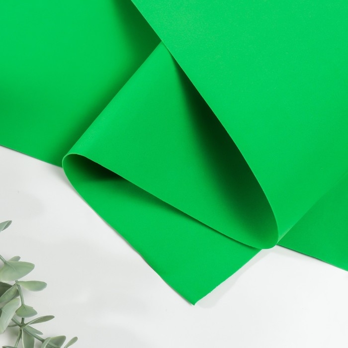 Фоамиран иранский 0,8-1 мм (зелёный лайм) 60х70 см