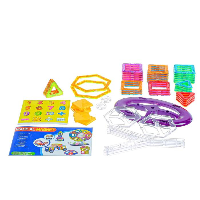 Конструктор магнитный &laquo;Магический магнит&raquo;, 52 детали