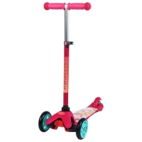 Самокат GRAFFITI &laquo;Единорожки&raquo;, колёса PU 110/75 мм, ABEC 7, цвет розовый