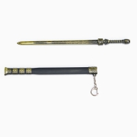 Сувенирное оружие подвесное мини "Меч в стиле аниме", брелок, 28 см, чёрный с золотом Сувенирное оружие подвесное мини "Меч в стиле аниме", брелок, 28 см, чёрный с золотом