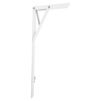 Кронштейн складной для столов и полок ТУНДРА, F001 , 2 шт., длина 350 мм., сталь, цвет белый 97039 Кронштейн складной для столов и полок ТУНДРА, F001 , 2 шт., длина 350 мм., сталь, цвет белый 97039