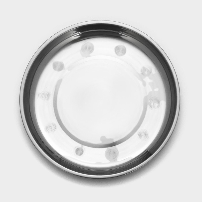 Тарелка из нержавеющей стали, 750 мл, d=23 см Тарелка из нержавеющей стали, 750 мл, d=23 см