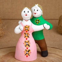Сувенир &laquo;Парочка&raquo;, 8&times;10&times;14 см, каргопольская игрушка, микс