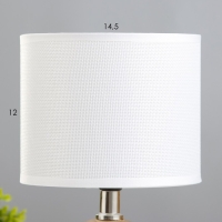 Настольная лампа "Балле" 1хE14 белый 15х15х26 см RISALUX Настольная лампа "Балле" 1хE14 белый 15х15х26 см RISALUX