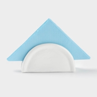 Салфетница керамическая &laquo;Классика&raquo;, 11,5&times;3,5&times;6 см, цвет белый