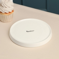 Тарелка фарфоровая десертная &laquo;Sola&raquo;, 17 см, белая