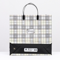 Пакет "Серый в клетку", мягкий пластик, 29 x 30 см, 100 мкм Пакет "Серый в клетку", мягкий пластик, 29 x 30 см, 100 мкм