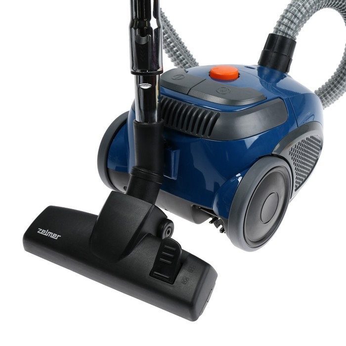 Пылесос Zelmer ZVC241P, 900/800 Вт, 2 л, сине-оранжевый Пылесос Zelmer ZVC241P, 900/800 Вт, 2 л, сине-оранжевый