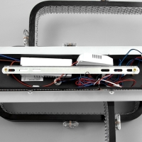 Люстра с ПДУ "Тильда" 3хLED 132Вт 3000-6000К RGB черный золотой 70х42х16см