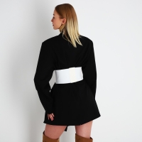 Ремень женский, ширина 12 см, на липучке, цвет белый Ремень женский, ширина 12 см, на липучке, цвет белый