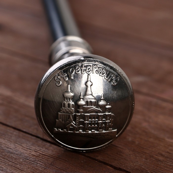 Сувенирное изделие Трость с кинжалом, клинок 30см, набалдашник Санкт-Петербург Сувенирное изделие Трость с кинжалом, клинок 30см, набалдашник Санкт-Петербург