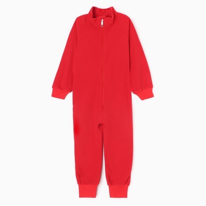 Комбинезон детский, цвет красный, рост 98 см