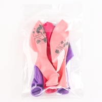 Шар латексный 14" &laquo;Девочка аниме&raquo;, набор 5 шт., МИКС