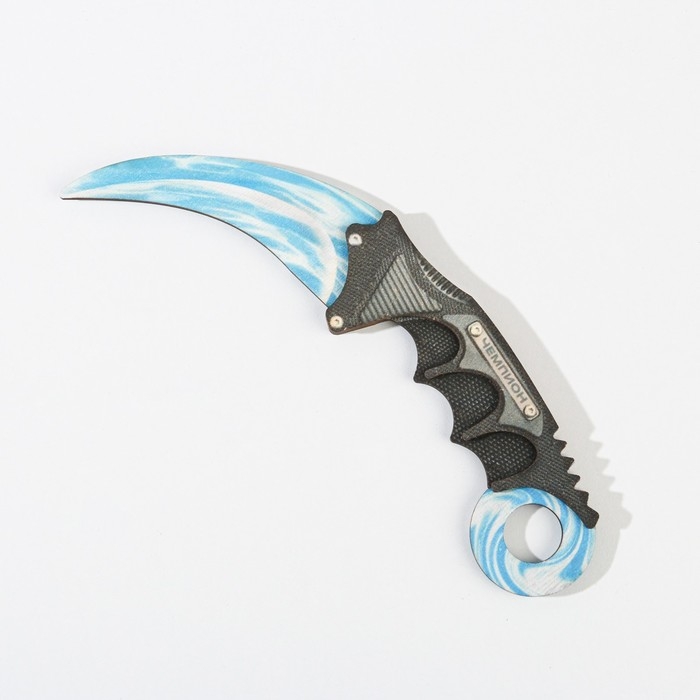 Деревянное оружие, детское сувенирное «Чемпион», нож керамбит, 21,2 х 8,2 см Деревянное оружие, детское сувенирное «Чемпион», нож керамбит, 21,2 х 8,2 см