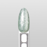 Гель лак для ногтей &laquo;COLOR CHROME&raquo;, 3-х фазный, 10 мл, LED/UV, цвет зелёный (64)