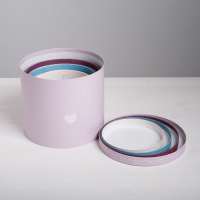 Набор коробок 4 в 1, упаковка подарочная, &laquo;Океан любви&raquo;, 14 х 14 х 13 - 20 х 20 х 17,5 см