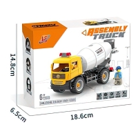 Конструктор винтовой &laquo;Бетономешалка&raquo;, 67 деталей