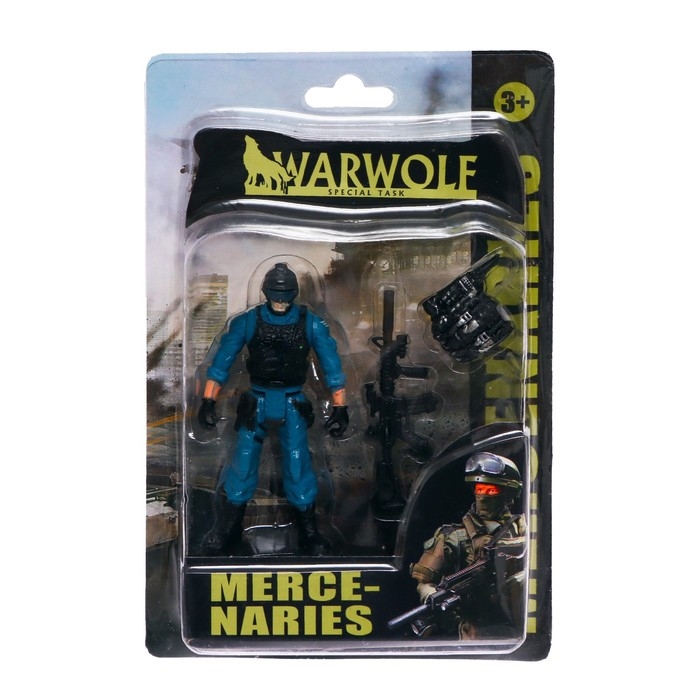 Фигурка героя «Отряд альфа», с аксессуарами, 10х5 см, МИКС Фигурка героя «Отряд альфа», с аксессуарами, 10х5 см, МИКС