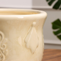 Набор горшков 3шт. "Сириус" белый: 8,5л, 3,5л, 1,6л