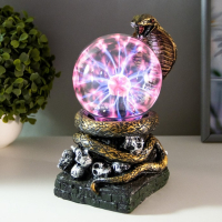 Плазменный шар полистоун "Кобра" золото 21х13х10,5 см Плазменный шар полистоун "Кобра" золото 21х13х10,5 см