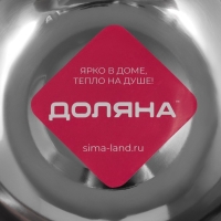 Миска из нержавеющей стали Доляна, 2,4 л, d=24 см, толщина 0,3 мм, цвет хромированный Миска из нержавеющей стали Доляна, 2,4 л, d=24 см, толщина 0,3 мм, цвет хромированный