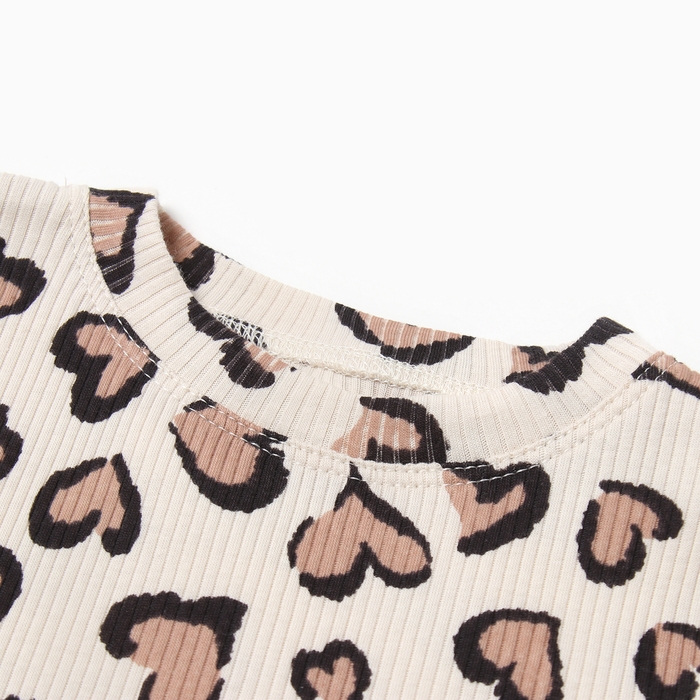 Платье детское KAFTAN Leo love, размер 32 (110-116см)