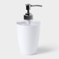 Набор для ванной «Эталон», 4 предмета: дозатор для мыла, мыльница, 2 стакана, 24×8×17 см, цвет белый Набор для ванной «Эталон», 4 предмета: дозатор для мыла, мыльница, 2 стакана, 24×8×17 см, цвет белый