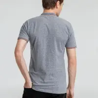 Рубашка поло мужская Paname Men голубой меланж, размер XL