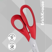 Ножницы ErichKrause Dynamic, 16 см, лезвия из нержавеющей стали, ударопрочный пластик, европодвес, МИКС