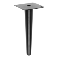 Опора мебельная CAPPIO OP08,h=200 мм,толщ площ 1,8, цвет матовый черный Опора мебельная CAPPIO OP08,h=200 мм,толщ площ 1,8, цвет матовый черный