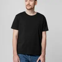 Футболка унисекс Tervu, черная, размер M