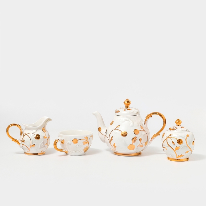 Наборы посуды чайный сервиз столовый фарфоровый &laquo;Соната&raquo; 22 предмета