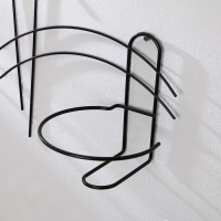 Подвес для кашпо, настенный, на 2 горшка, d = 16 см, чёрный, &laquo;Букет&raquo;