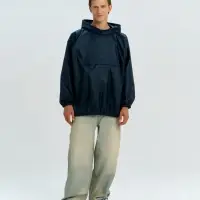 Дождевик-анорак Alatau, укороченный, темно-синий, единый размер